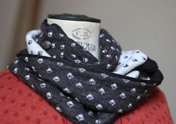 Wickelschal aus Jaquardwalk