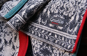 gewalkter Jacquardstrick