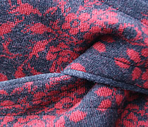 gewalkter Jacquardstrick