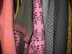 gewalkter Jacquardstrick