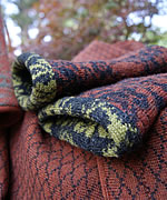 Stulpen und Schal in Jacquardstrick