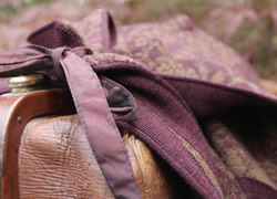 Weste in gewalktem Jacquardstrick